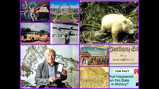 THIS DATE IN HISTORY - Tumbledown Dick, Doppler Effect, White Panda AND MORE! 05-25-2026