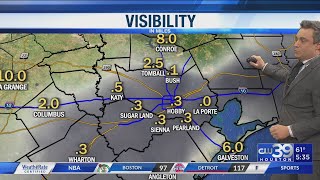 Dense Fog Advisory issued for multiple Houston-area counties | CW39