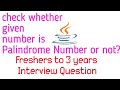 palindrome number in java | palindrome program | reverse number | by Java concepts by Jay tutorial |