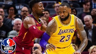LeBron James leads Lakers in return to Cleveland vs. Cavaliers | NBA Highlights