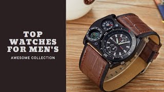 Best Men's Big Face Fashion Outdoor Watches | Top watches for Men's