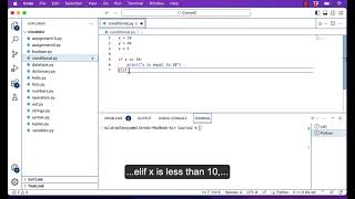 Week 12 :Lesson 3 - Python Conditional Statements