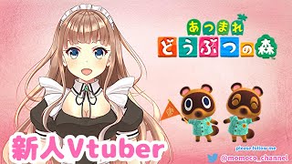 🍑【新人Vtuber】㊗初Live　あつまれどうぶつの森  *˖♬೨【萌々子】