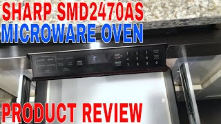 ✅  How To Use Sharp Microwave Oven SMD2470AS Drawer Review 🔴