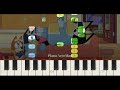 bluey burger dog piano tutorial easy