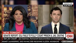 Sen. Ossoff Recaps Bipartisan Investigation into Uncounted in America's Prisons & Jails on CNN