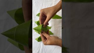 Mango leaf decoration ideas 🌿|| Pooja decoration ideas #shorts #youtubeshorts #diwali #trending