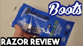 Boots Triple Blade Disposable Razor Review - DO NOT BUY!