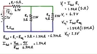 Kirchhoff’s Voltage Law KVL Example Problem #1