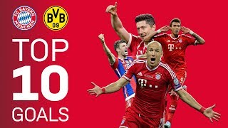 FC Bayern's Top 10 Goals vs. Borussia Dortmund