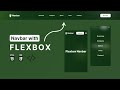Responsive HTML and CSS Navigation Bar Step By Step
