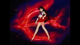 Sailor Mars is the girl on fire