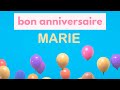 Marie - Chanson d'Anniversaire Personnalisée