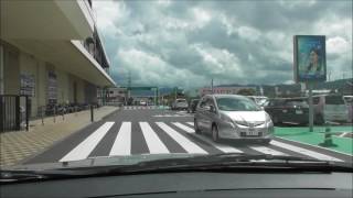 車載動画　加治屋町電停近く～イオンモール鹿児島～南栄5丁目　風景　ｘ4倍速