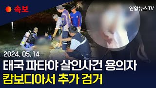 [속보] 태국 파타야 살인사건 용의자 캄보디아서 추가 검거 / 연합뉴스TV (YonhapnewsTV)