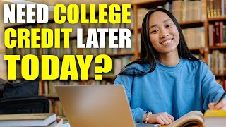 5 Easiest College Credits You Can Earn Right Now!