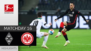 Borussia M'gladbach - Eintracht Frankfurt 2-3 | Highlights | Matchday 16 – Bundesliga 2021/22