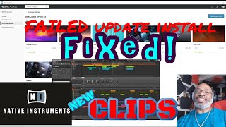 Native Instruments MASCHINE CLIPS - UPDATE FAILED INSTALL FIX and more. SOO E SOSS Presents