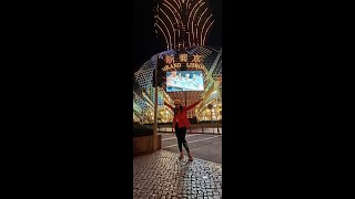 Walking Around going to GRAND LISBOA MACAO Night Time #Say Mortz