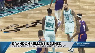 Hornets Brandon Miller out indefinitely with wrist injury