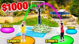 Crazy Half-Court 30 Second Basketball Challenge!