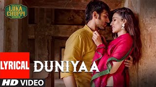 Luka Chuppi  Duniyaa||  Full Video Song ||  Kartik Aaryan Kriti Sanon ||  Akhil   Dhvani B