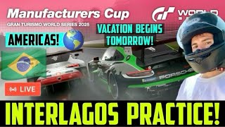 Gran Turismo 7: GTWS MANUFACTURERS CUP - INTERLAGOS RD. 3 [PRACTICE] + SCORPIO MOTORSPORT SERIES