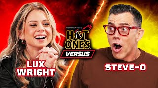 Steve-O vs. Fiancée Lux Wright | Hot Ones Versus