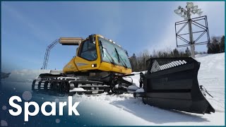 Carving The Ride Shakedown Course From 150,000 Cubic Meters Of Snow | Extreme Science