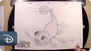 How-To Draw Pascal From Disney's 'Tangled' | Walt Disney World