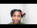 how i moisturize and style mini twists