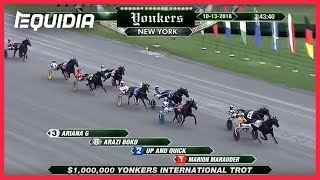 CRUZADO DELA NOCHE, LIONEL \u0026 UP AND QUICK ! | Yonkers International Trot 2018