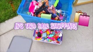 LPS Yard Sale Shopping | VLOG #2 |