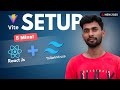 React Vite Setup | React + Tailwind CSS Setup in 5 Minutes 🚀 (Beginner Friendly 2025 Guide)