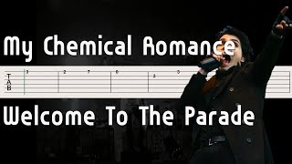 My Chemical Romance - Welcome To The Black Parade Guitar Tutorial [Tab]