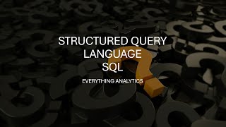 STRUCTURED QUERY LANGUAGE SQL PART 2