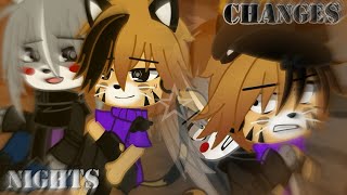 Nights Changes ♡ |  Ft. Willow \u0026 Tigry | Piggy | Gacha Club