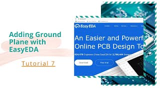 How To Add Ground Plane on PCB using easyEDA