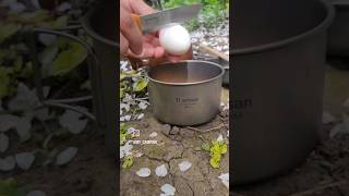 Готую смачний омлет  #camping #nature #cooking #outdoorcooking #bushcraft #survival #outdoor #food