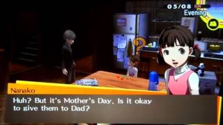 Persona 4 Golden New Scene Mother s Day with Nanako