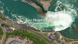 Breathtaking Ariel View Of Niagara Falls  - Maple Leaf Tours