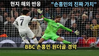 (현지 해외 반응) 손흥민의 진짜 가치는 ? BBC 원더골 활약