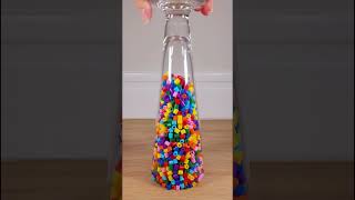 Satisfying simple reverse video with beads!!! ❤️️💛🧡