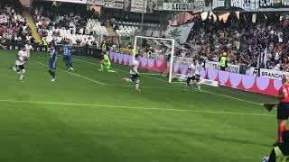 Cesena1-0 Brescia rigore di Christian Shpendi