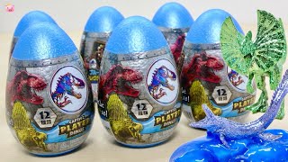 スライムに組み立てメッキカラーの恐竜フィギュア【ジュラシックワールド CAPTIVZ PLATED DINOS】