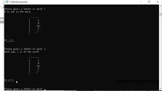 Simple Hangman Game In Python With Source Code | Source Code & Projects