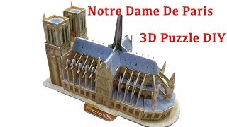 DIY 3D Puzzle Notre Dame De Paris