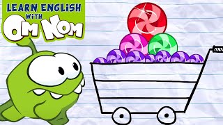 Learn Colors With Paper Shapes | Learning Cartoon Videos For Children | Learn English With Om Nom