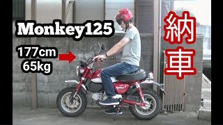 【原付2種】ホンダのモンキー125が納車されました！【小型自動二輪】