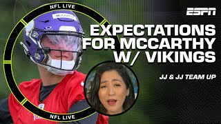 Why J.J. McCarthy is walking into a dream situation with the Vikings 📈 | NFL Liv